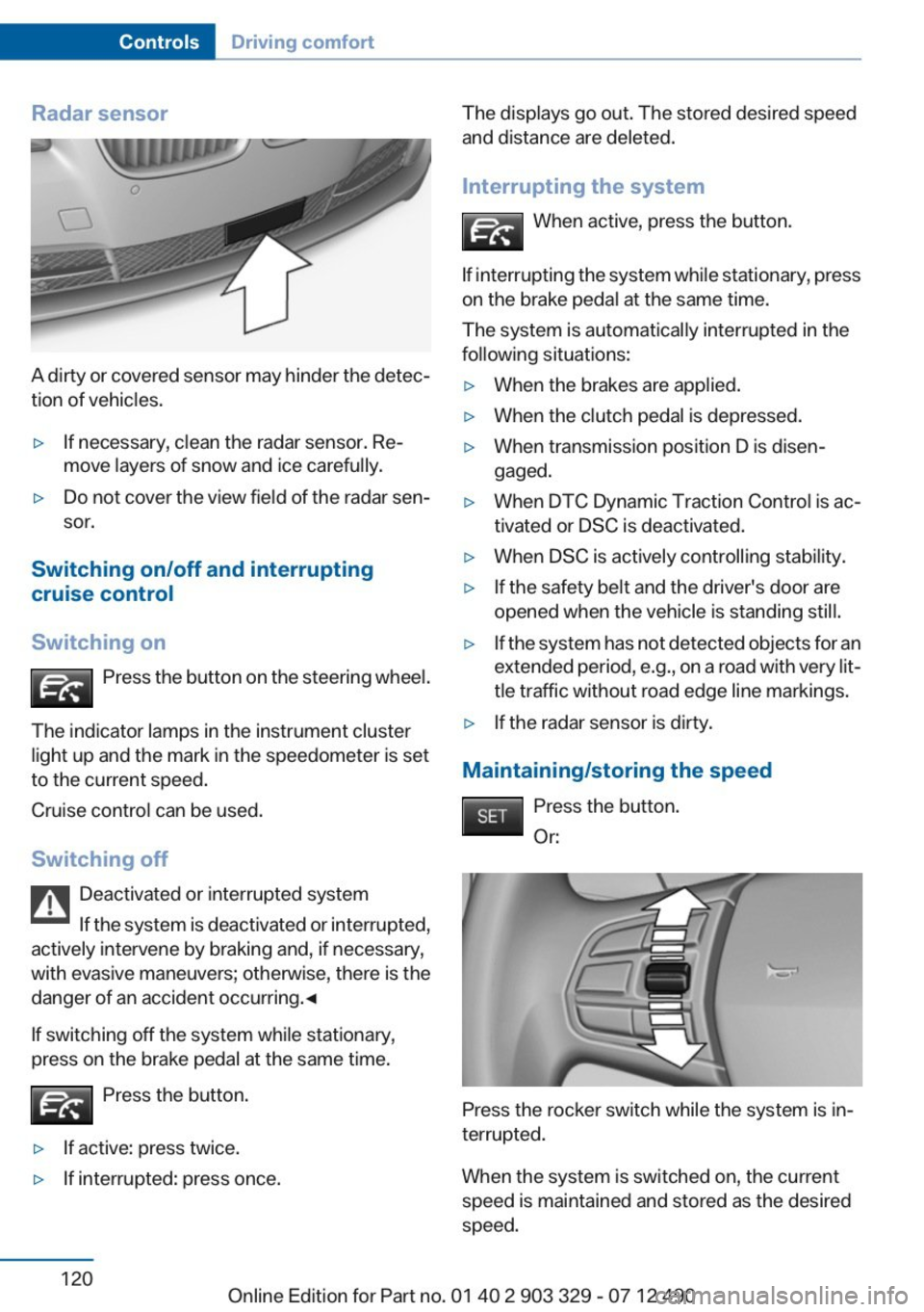BMW 650I COUPE 2013  Owners Manual 