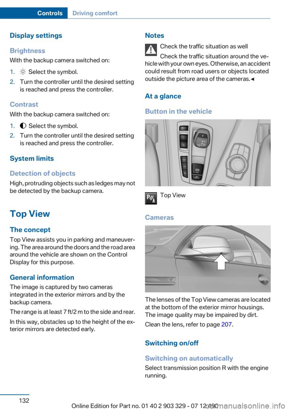 BMW 650I COUPE 2013  Owners Manual 