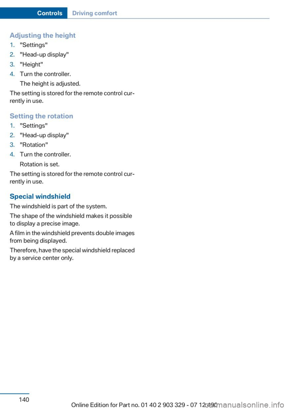 BMW 650I COUPE 2013  Owners Manual 