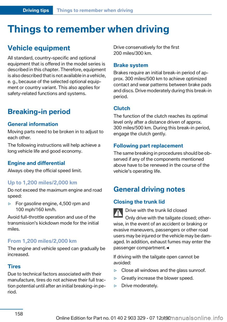BMW 650I COUPE 2013  Owners Manual 