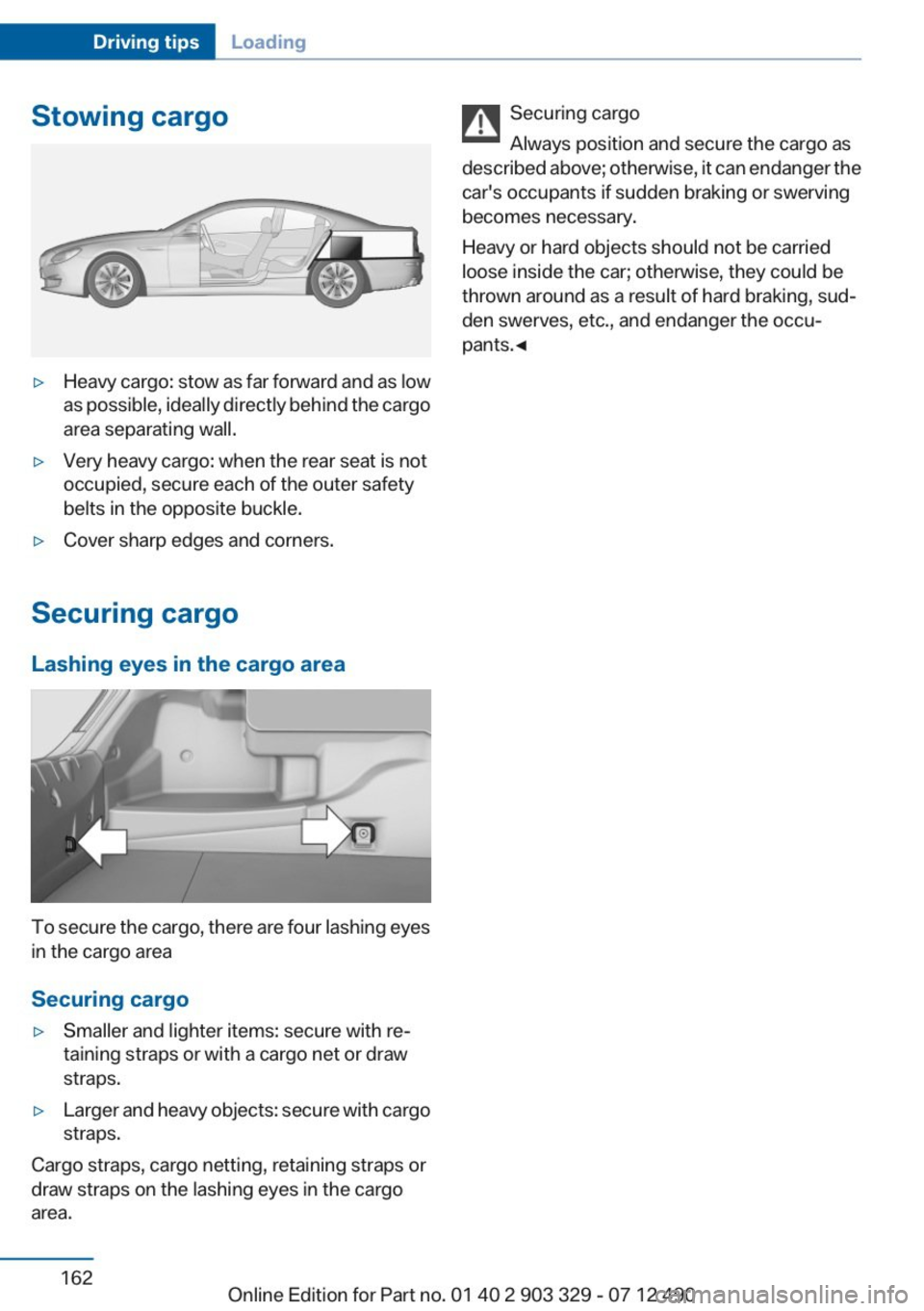 BMW 650I COUPE 2013  Owners Manual 