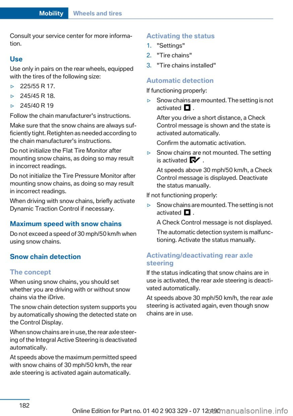 BMW 650I COUPE 2013  Owners Manual 