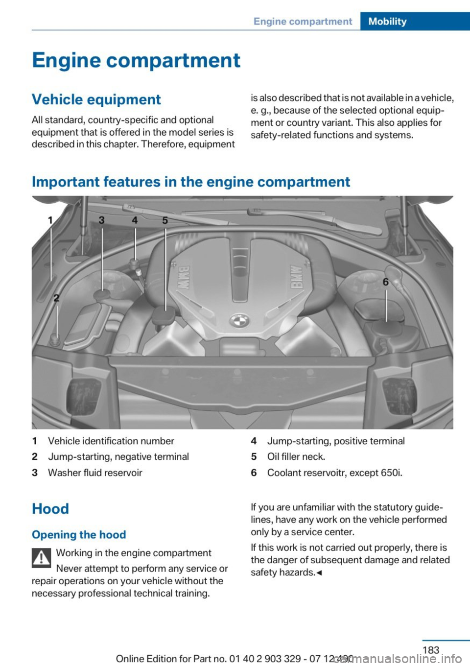BMW 650I COUPE 2013  Owners Manual 