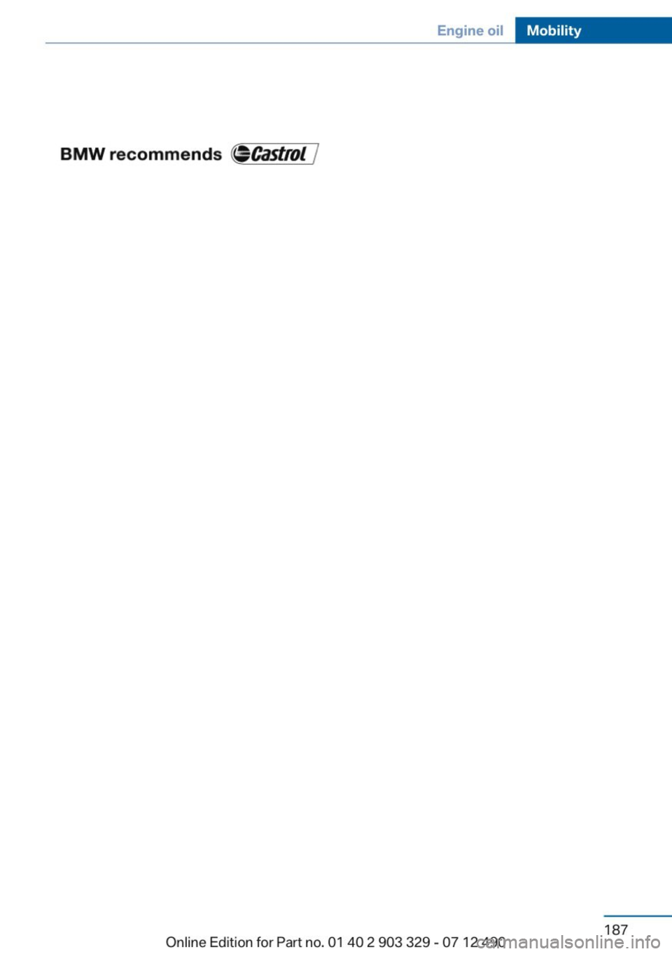 BMW 650I COUPE 2013  Owners Manual 