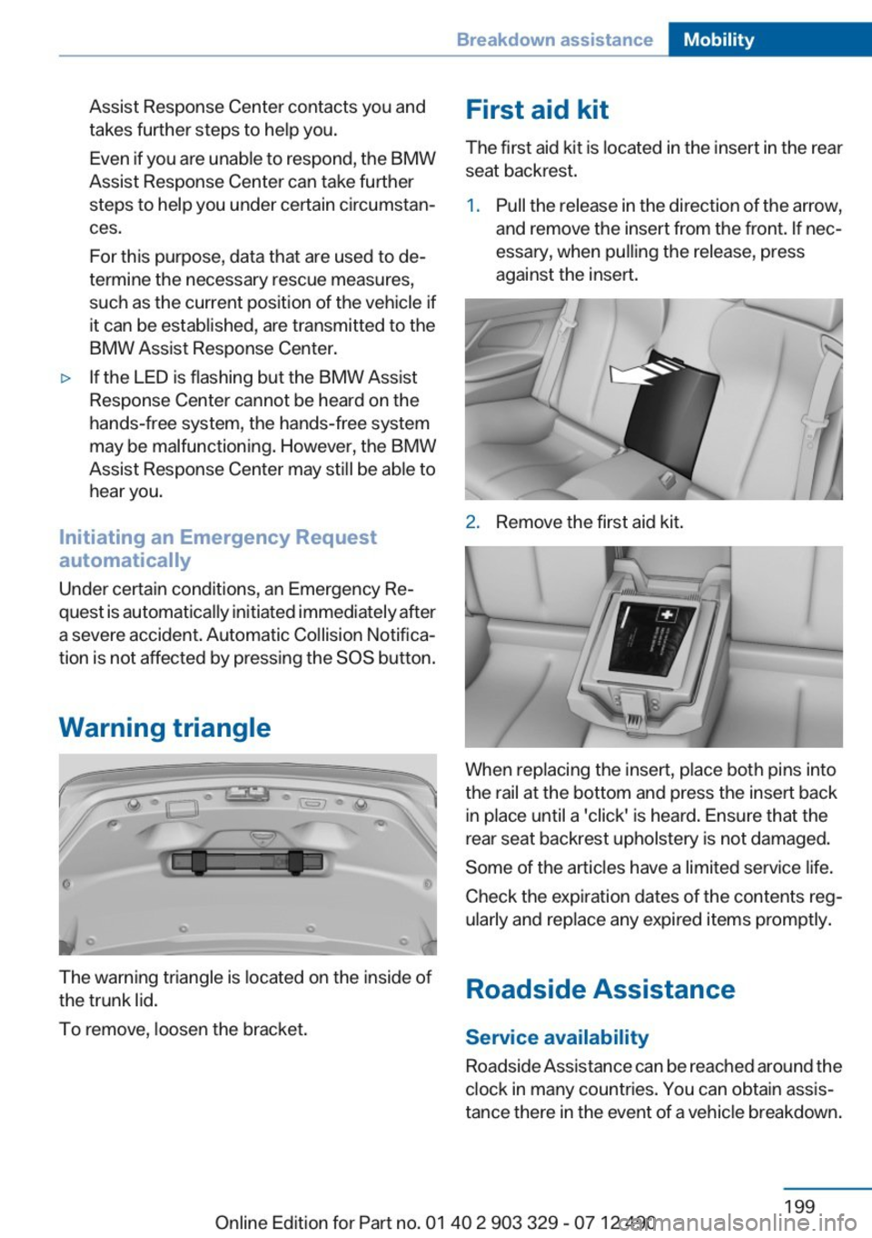 BMW 650I COUPE 2013  Owners Manual 