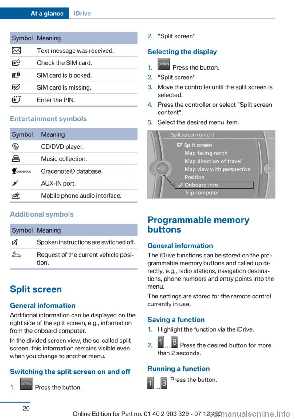 BMW 650I COUPE 2013  Owners Manual 