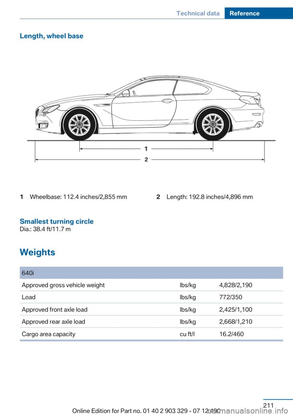 BMW 650I COUPE 2013  Owners Manual 