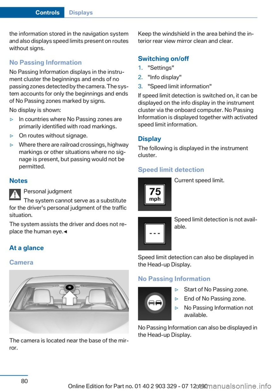 BMW 650I COUPE 2013  Owners Manual 
