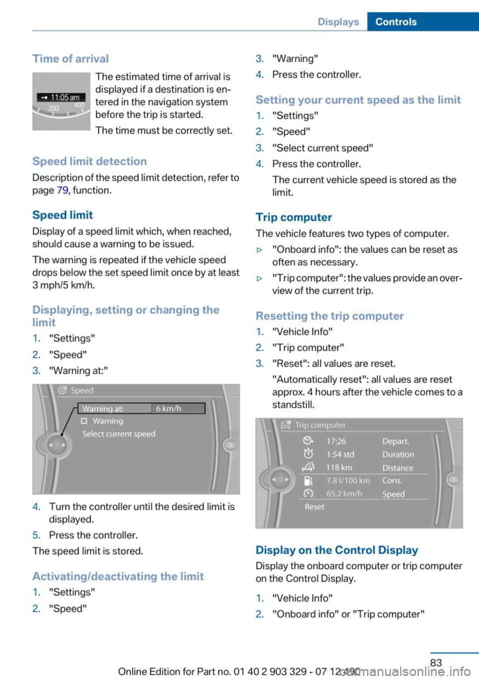 BMW 650I COUPE 2013  Owners Manual 