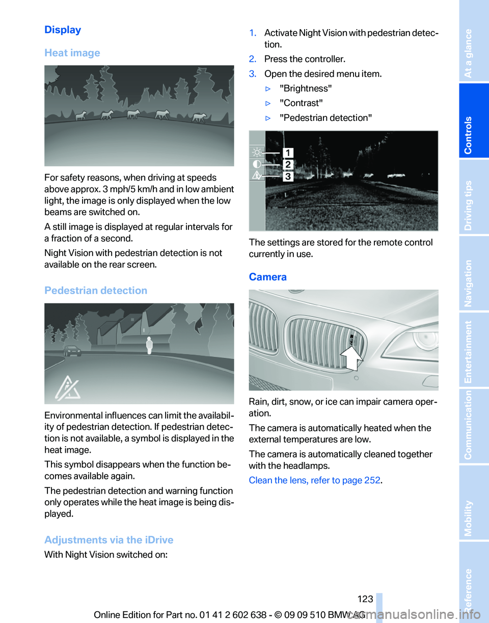 BMW 750I XDRIVE SEDAN 2010  Owners Manual 