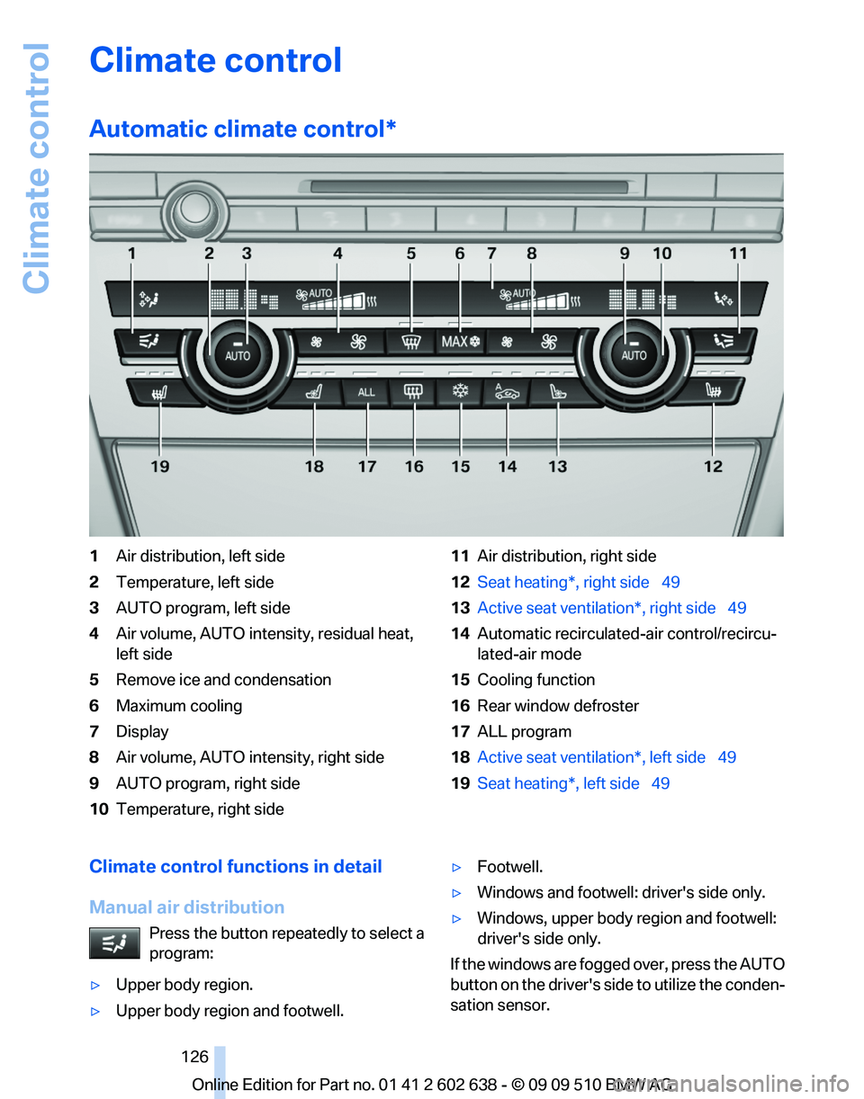 BMW 750I XDRIVE SEDAN 2010  Owners Manual 