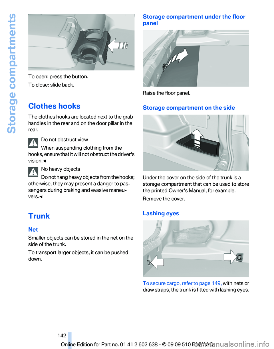 BMW 750I XDRIVE SEDAN 2010  Owners Manual 