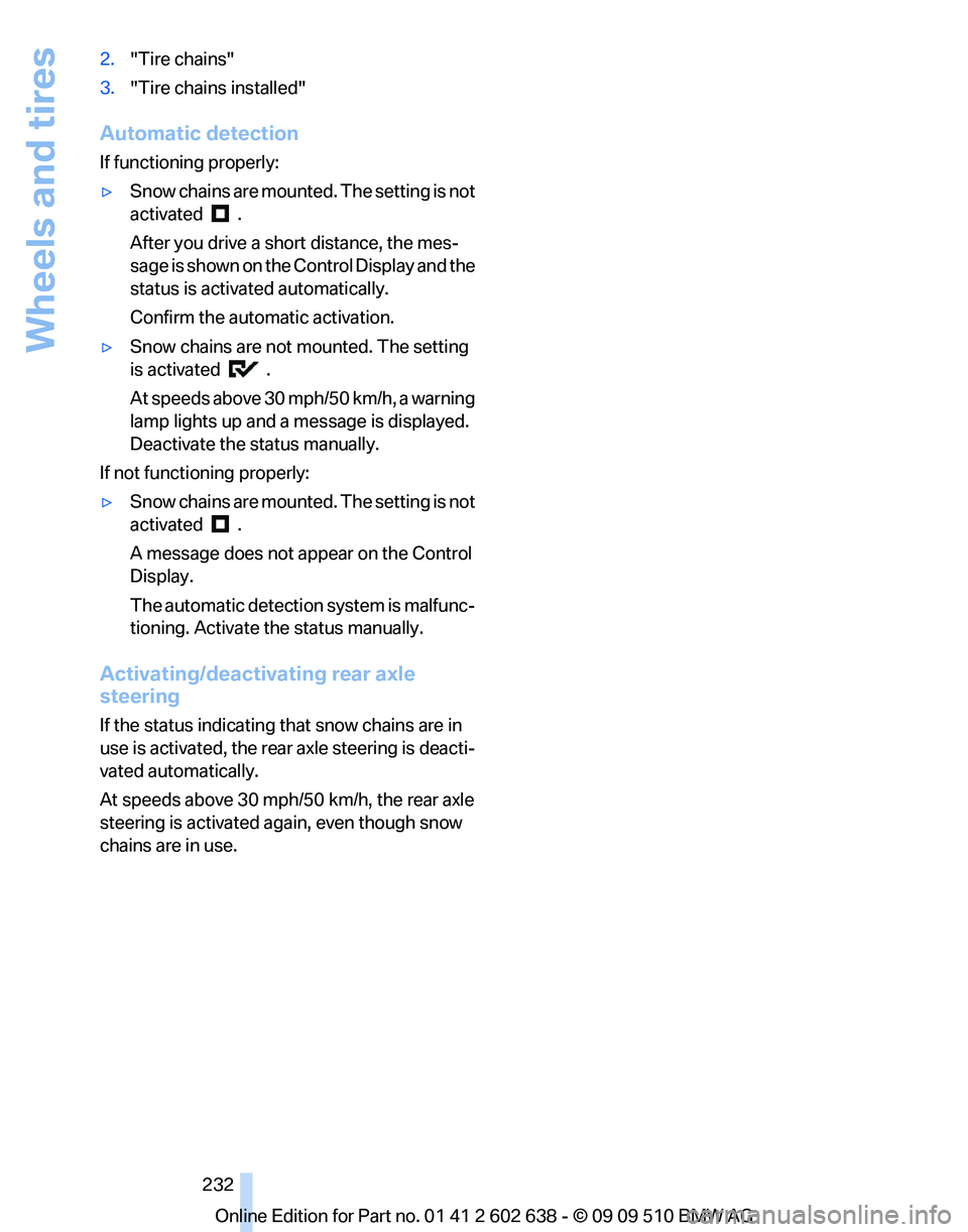 BMW 750I XDRIVE SEDAN 2010  Owners Manual 