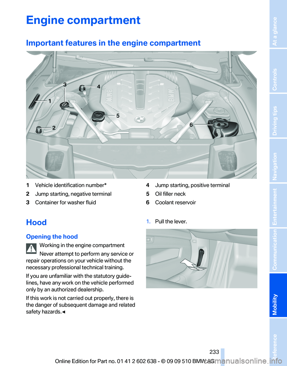 BMW 750I XDRIVE SEDAN 2010  Owners Manual 
