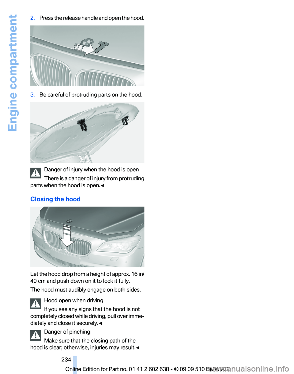 BMW 750I XDRIVE SEDAN 2010  Owners Manual 