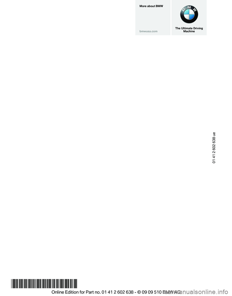 BMW 750I XDRIVE SEDAN 2010  Owners Manual 