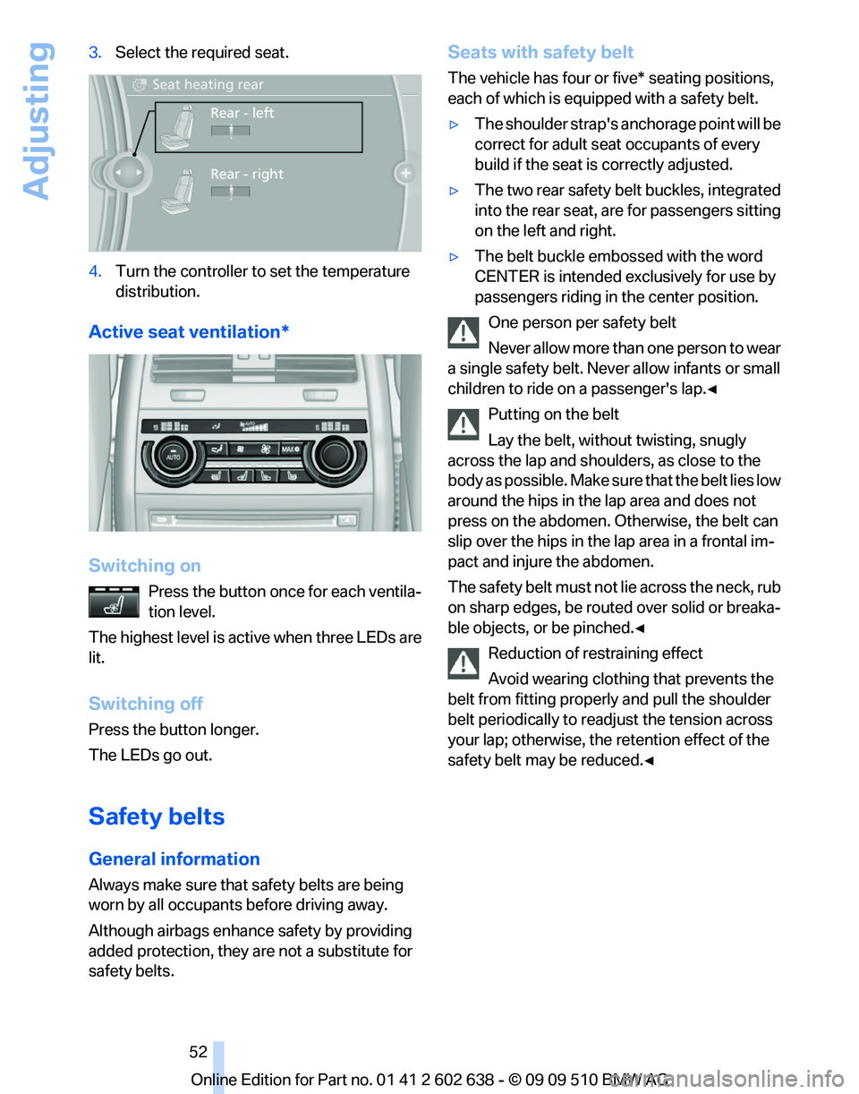 BMW 750I XDRIVE SEDAN 2010  Owners Manual 