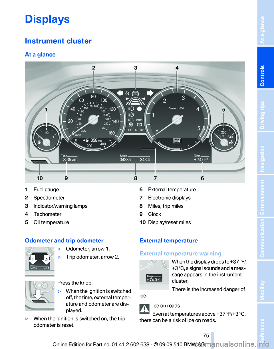 BMW 750I XDRIVE SEDAN 2010  Owners Manual 
