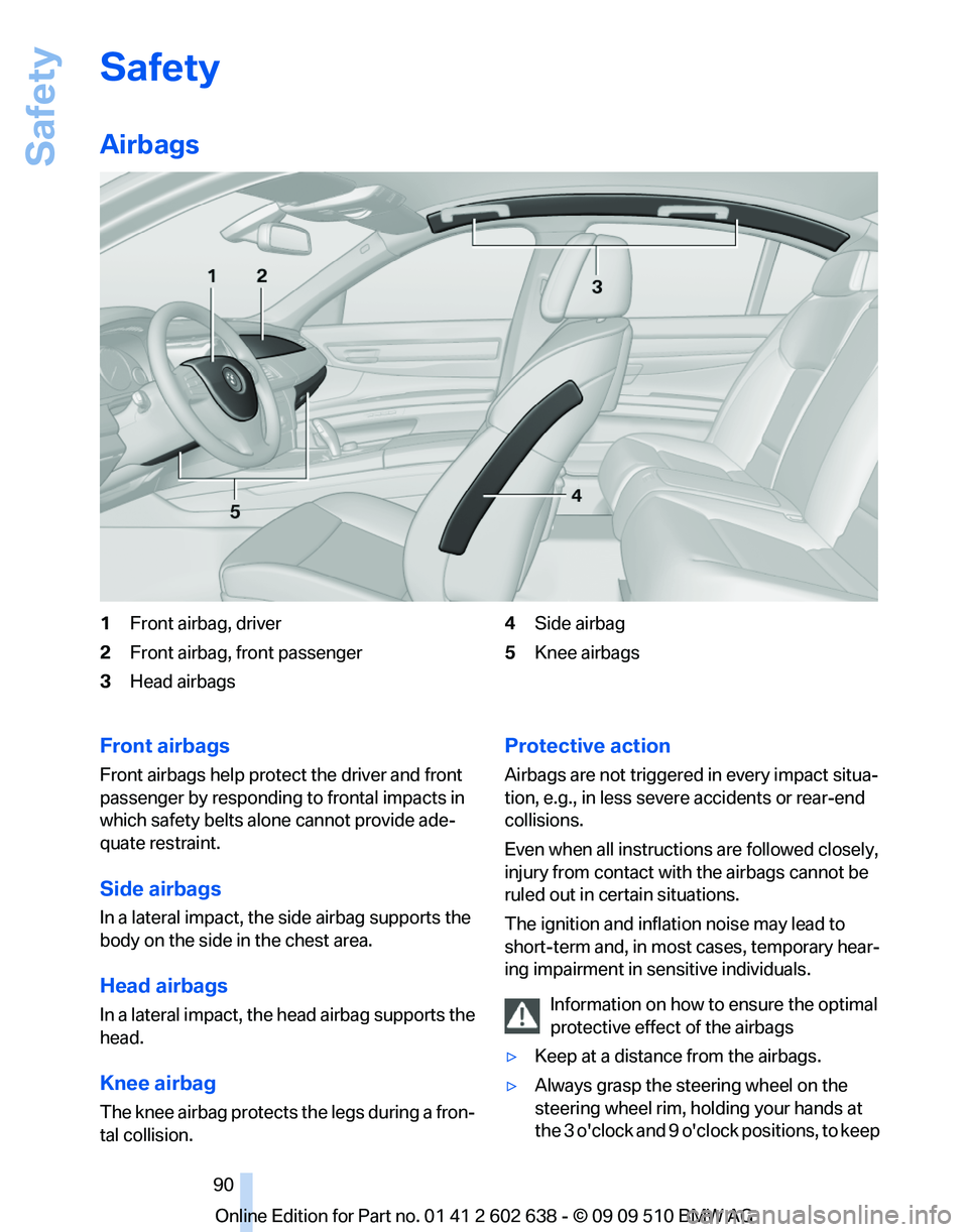 BMW 750I XDRIVE SEDAN 2010  Owners Manual 