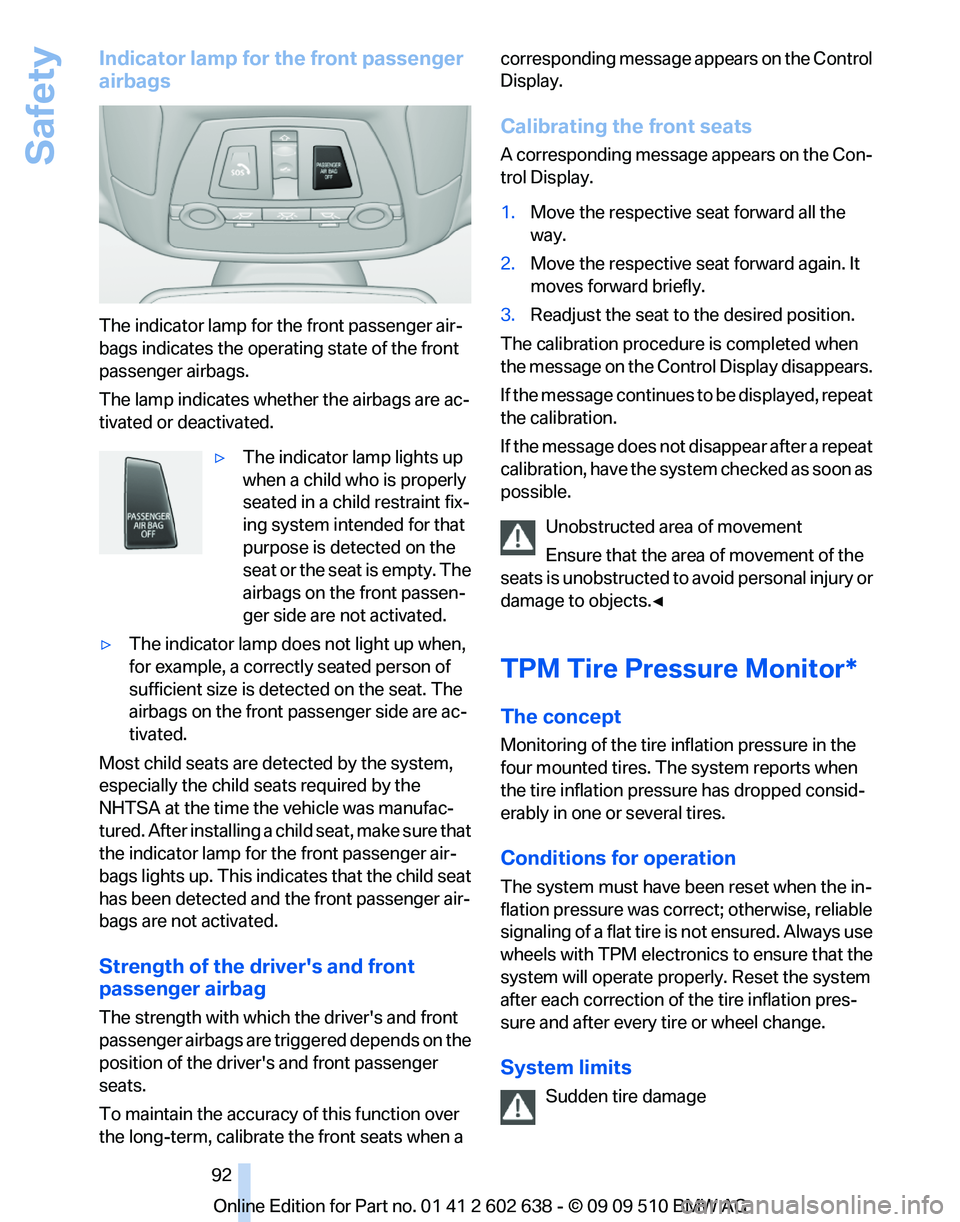 BMW 750I XDRIVE SEDAN 2010  Owners Manual 