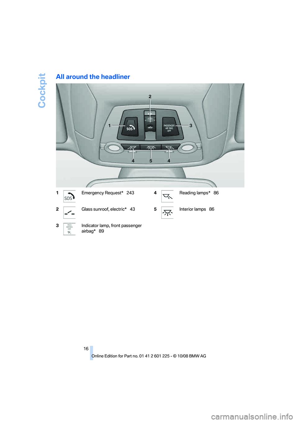 BMW 750LI 2009  Owners Manual �"�M�M��B�S�P�V�O�E��U�I�F��I�F�B�E�M�J�O�F�S
��&�N�F�S�H�F�O�D�Z��3�F�R�V�F�T�U�\_���
�
�(�M�B�T�T��T�V�O�S�P�P�G�
��F�M�F�D�U�S�J�D�\_��
�
�*�O�E�J�D�B�U�P�S��M�B�N�Q�
��G�S�P�