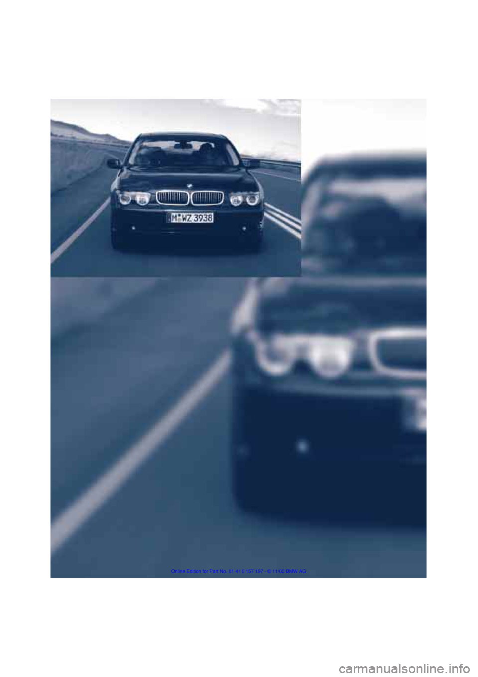 BMW 760LI SEDAN 2003  Owners Manual 