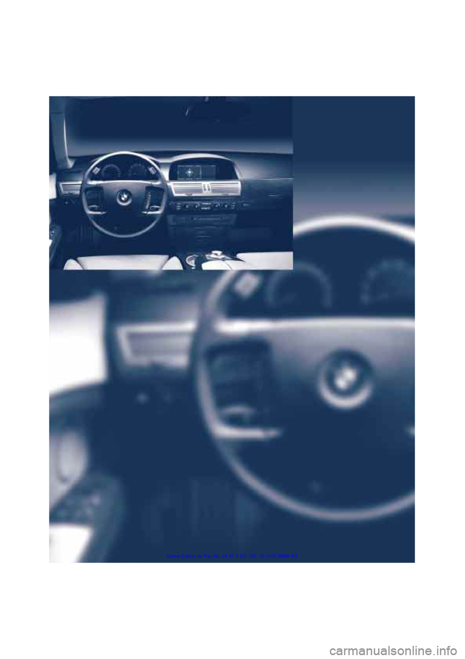BMW 760LI SEDAN 2003  Owners Manual 