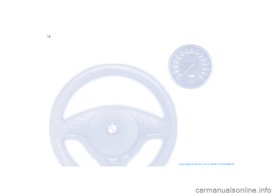 BMW M5 SEDAN 2003  Owners Manual  
12n 