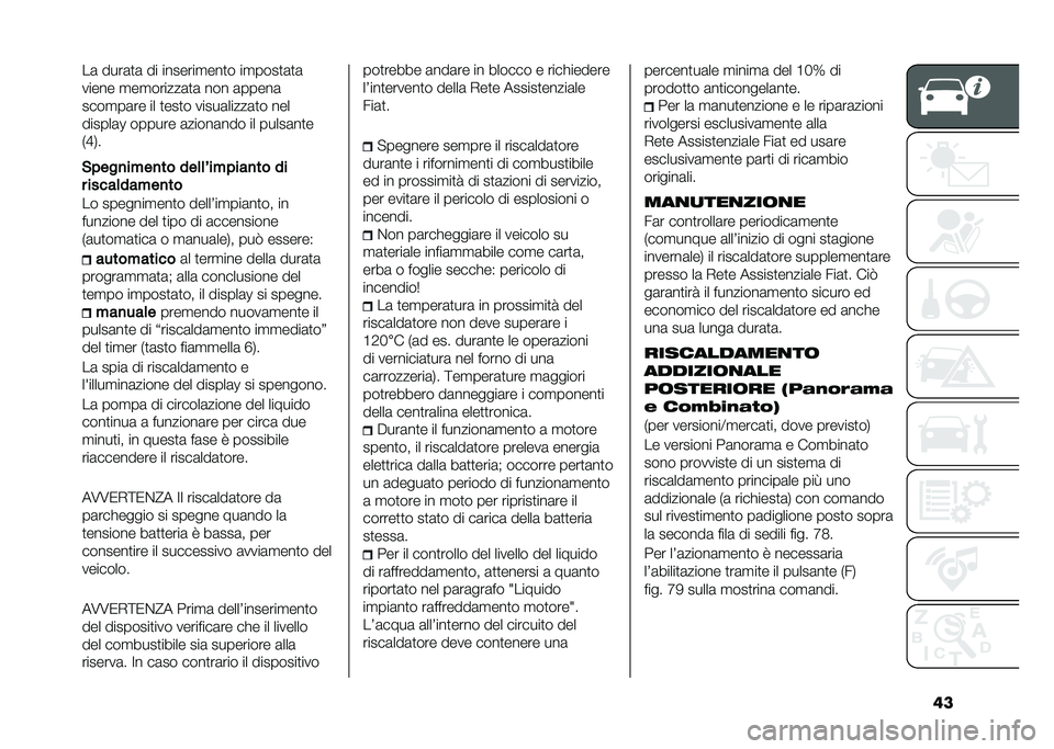 FIAT DUCATO 2020  Libretto Uso Manutenzione (in Italian) �	���	 ����	�
�	 �� �������
���
� ��
����
�	�
�	
����� �
��
������	�
�	 ��� �	�����	
����
��	�� �� �
���
� �����	�����	�
� ���
������	