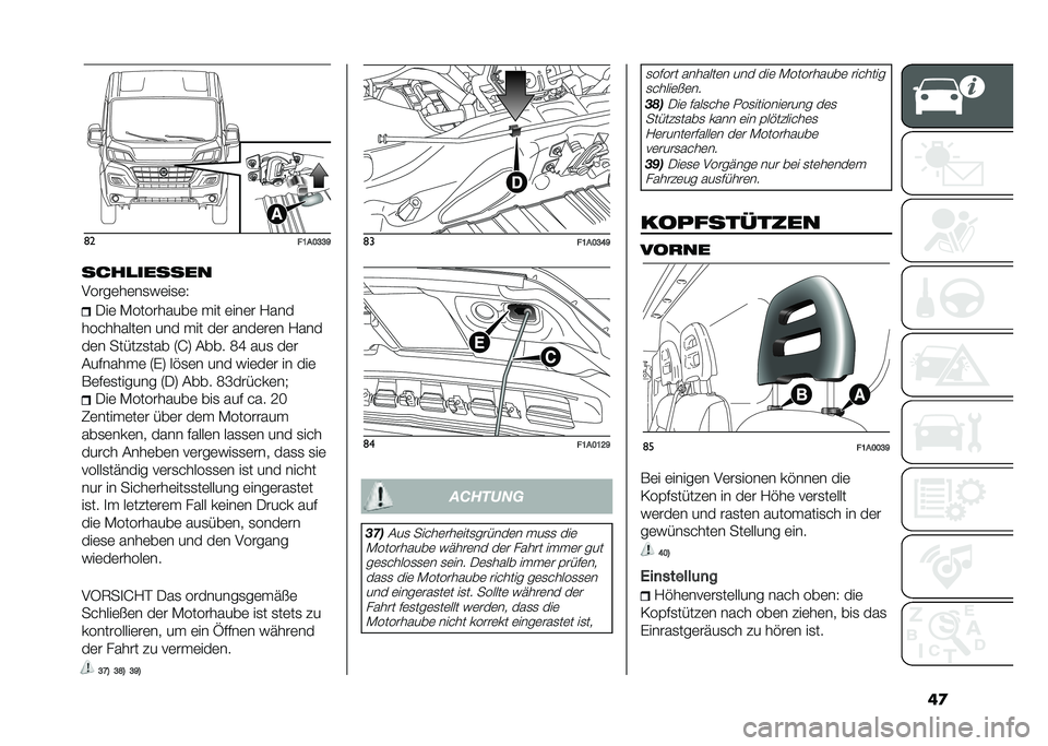FIAT DUCATO 2021  Betriebsanleitung (in German) �	��	�
��:��<�A�A�?
����
������
�����	��	��
�%�	��
�	�8 ���	 �,���������	 ��� �	���	� �4���
���������	� ��� ��� ��	� ����	��	� �4���
��
