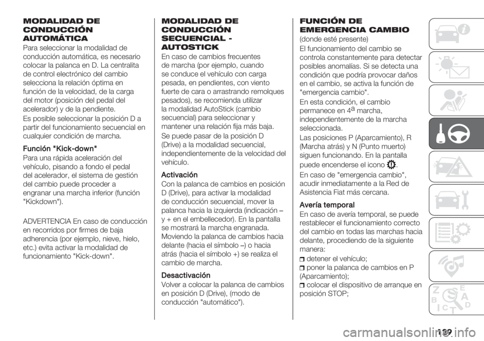 FIAT DUCATO 2019  Manual de Empleo y Cuidado (in Spanish) ���
.(-’!*-’- -"
#(/-%##*5/
’%$(.I$*#’
T(.( +"$"&&%*4(. $( )*/($%/(/ /"
&*4/3&&%A4 (3’*);’%&(@ "+ 4"&"+(.%*
&*$*&(. $( 0($(4&( "4 67 !( &"4’.($%’