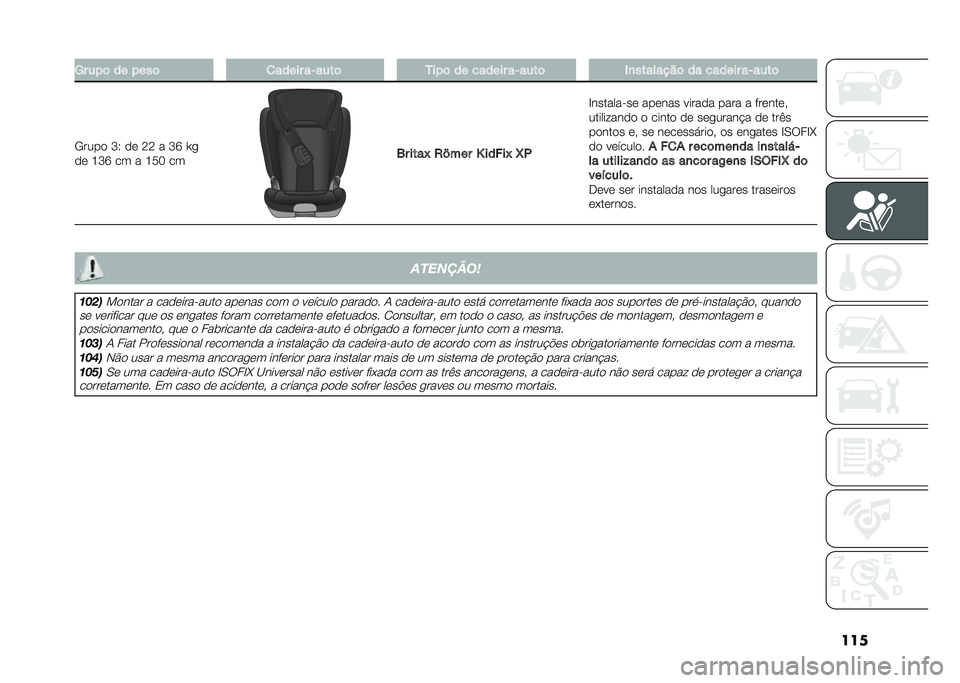 FIAT DUCATO 2020  Manual de Uso e Manutenção (in Portuguese) ���
�:� �� �	 �� � ���	 �
����� ��.����	 ��� �	 �� ������ ��.����	 �)�
��������	 �� ������ ��.����	
�-����
 �N�9 �
�	 �J�J � �N�S �\�
�
�	 �H�N�S