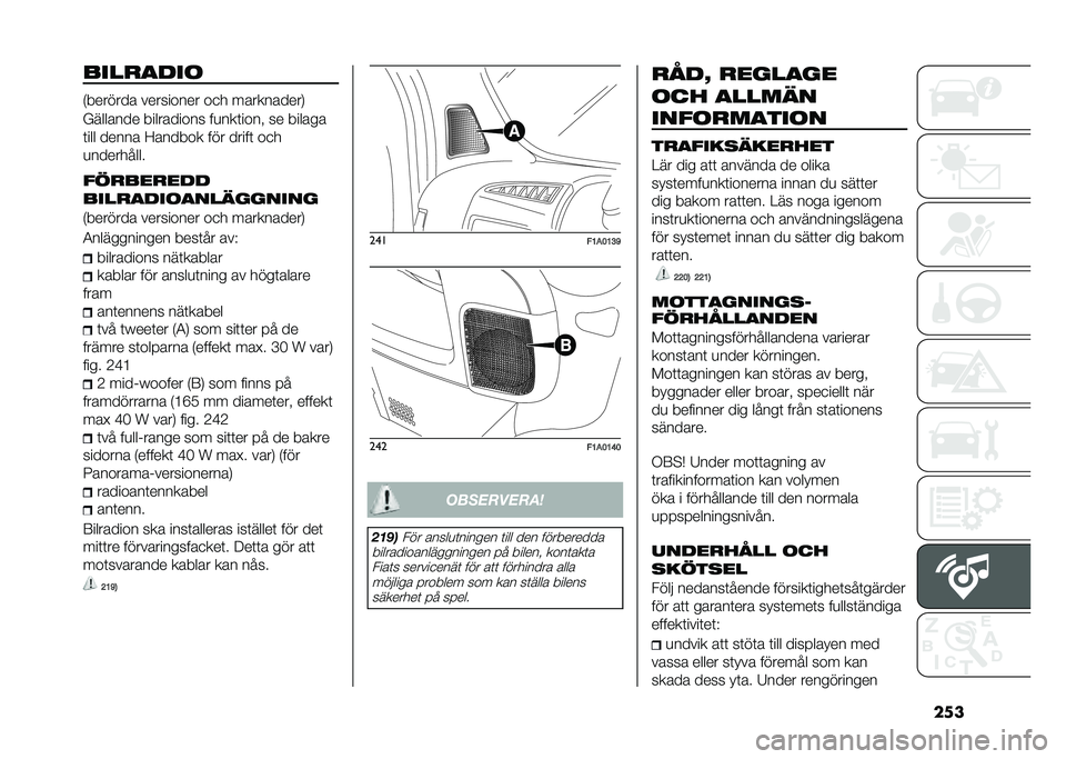 FIAT DUCATO 2021  Drift- och underhållshandbok (in Swedish) ��
�����
����	
�2������� ��������� ��
� ����������3
�%������� ���������� ��
���	���� �� ������
�	��� ����� �9������ ��