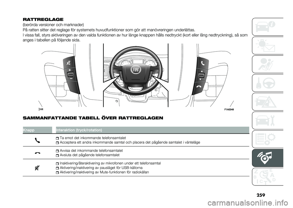 FIAT DUCATO 2020  Drift- och underhållshandbok (in Swedish) ��
�
�
����
������
�2������� ��������� ��
� ����������3
�0� ���	�	�� ���	�	�� ���	 ������� ��� ����	����	� ��
��
���
���	����