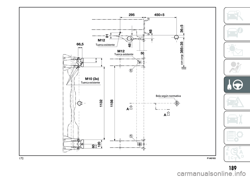 FIAT DUCATO 2015  Manual de Empleo y Cuidado (in Spanish) a
172F1A0165
189 