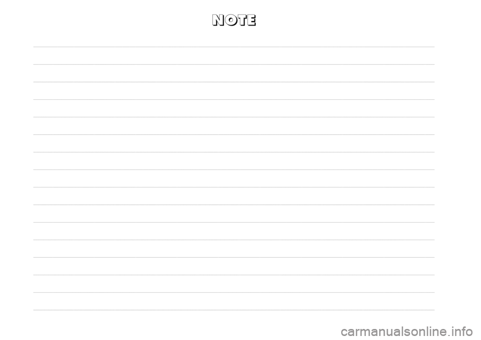 FIAT DUCATO 2006  Libretto Uso Manutenzione (in Italian) N N
O O
T T
E E 