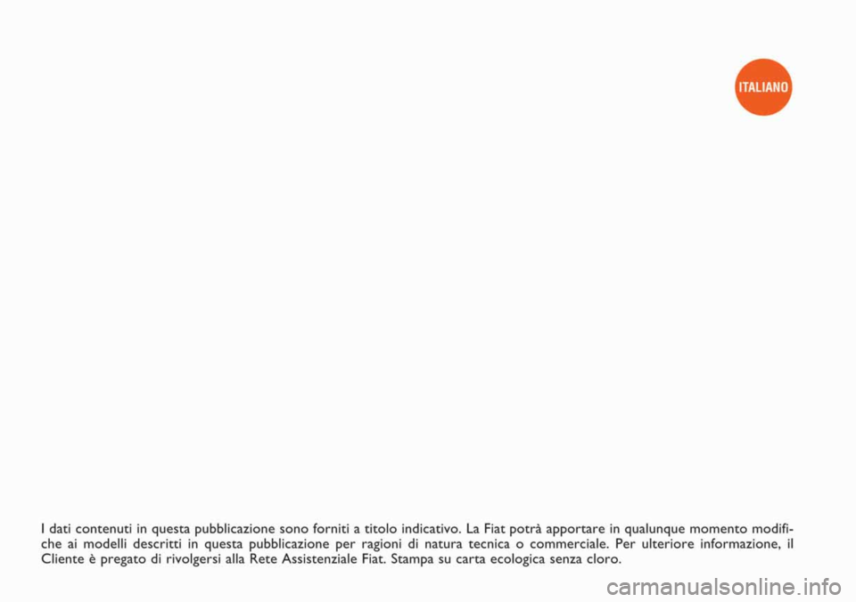 FIAT DUCATO 2006  Libretto Uso Manutenzione (in Italian) 
