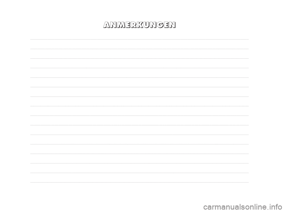 FIAT DUCATO 2008  Betriebsanleitung (in German) A A
N N
M M
E E
R R
K K
U U
N N
G G
E E
N N
270-280 Ducato D  6-11-2007  11:52  Pagina 275 