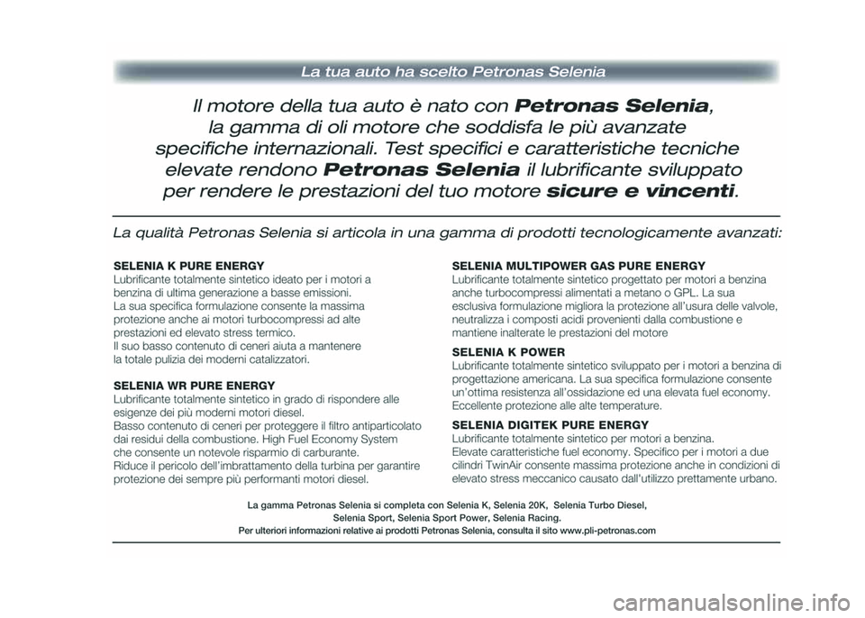 FIAT DUCATO BASE CAMPER 2016  Libretto Uso Manutenzione (in Italian) 