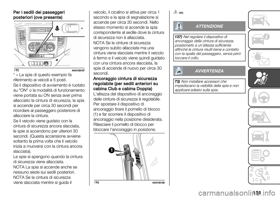 FIAT FULLBACK 2019  Libretto Uso Manutenzione (in Italian) ���
M$#%.$1%(%1$%;4..$""$#%
;&.*$#%&#%D&6$;#$.$)*$E
!)%HSHZ[_Z‘b
o�/& #1$& !$ ;-"#,( "#"’1$( =&
%$="%$’"*,( &$ 2"$)(.$ & K 1(#,$6
@" $. !$#1(#$,$2( !$ &22