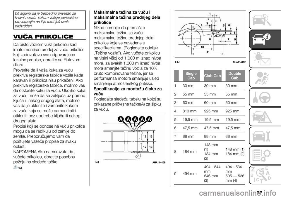 FIAT FULLBACK 2020  Knjižica za upotrebu i održavanje (in Serbian) �
�

0%,% #%:.18% 9& -" 0"*0"98( 71%)"*&8 *&
41()8% 8(#&!5 [(4(’ )(?8-" 7"1%(9%!8(
71()"1&)&-$" 9& ,% -" $"1"$ -(/ .)"4
71%!)1/;"85
’,*" !)&