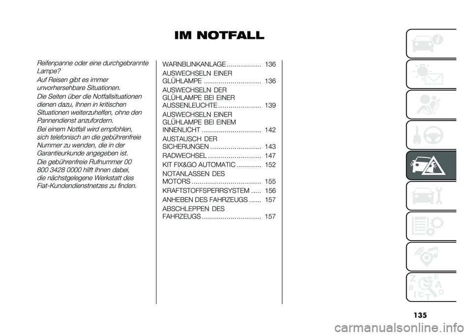 FIAT DOBLO COMBI 2020  Betriebsanleitung (in German) ���
�� ������
�
�6�	���	��$����	 ���	� �	���	 ���� ���	�������	
����$�	�^
��� �6�	��
�	� ���� �	�
 ����	��������	��
�	�����	 ��������