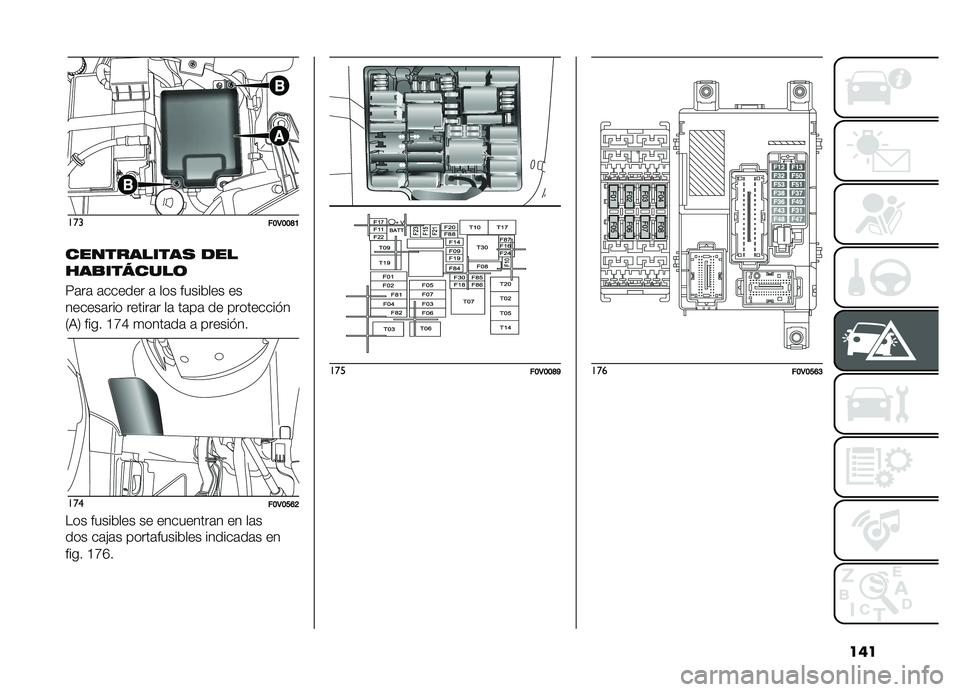 FIAT DOBLO COMBI 2019  Manual de Empleo y Cuidado (in Spanish) ���
�����B�3�B�B�J�A
�����������
 ���
���
�������	
�<�	��	 �	������ �	 ��� �������� ��
������	��� ������	� ��	 ��	��	 �� ������