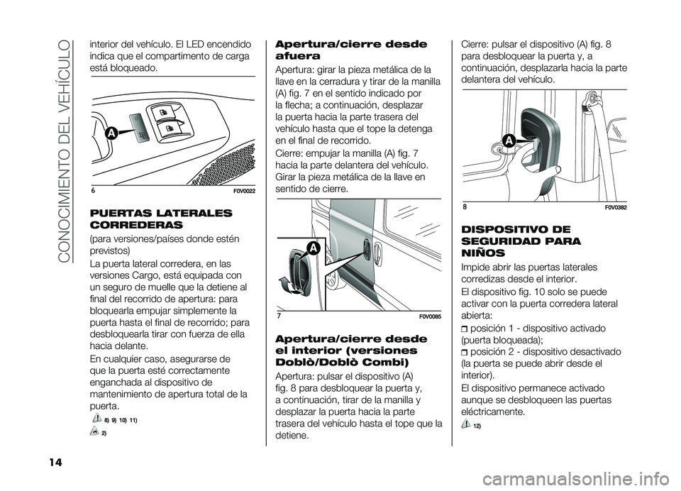 FIAT DOBLO COMBI 2019  Manual de Empleo y Cuidado (in Spanish) ��-�3�4�3�-�A�)�A��4�(�3������>���Q�-�?��3
�� �������� ��� ��������� �� ��� ���������
������	 ��� �� ���
��	����
���� �� ��	���	
