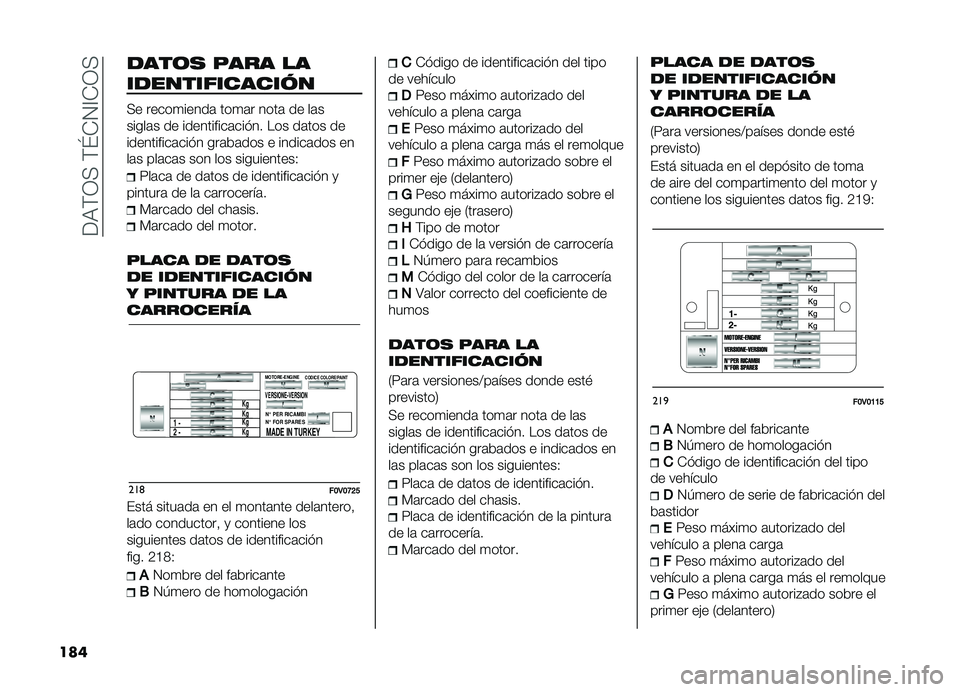 FIAT DOBLO COMBI 2019  Manual de Empleo y Cuidado (in Spanish) ���,�(�3�+��(�\�-�4�A�-�3�+
���
����	�
 ���� ��
��������������
�+� �����
�����	 ���
�	� ����	 �� ��	�
�����	� �� ����������	��� �� �
