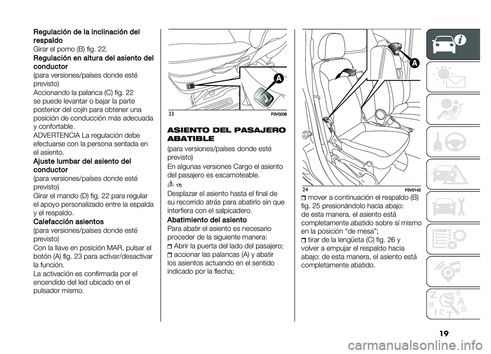 FIAT DOBLO COMBI 2019  Manual de Empleo y Cuidado (in Spanish) ��
�+��/�������
������
����
�����
���
��������	
�*���	� �� ���
� �2�F�5 ���� �8�8�
�+
��/�������
��
��������������
��	���
��	�
��