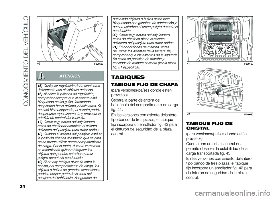 FIAT DOBLO COMBI 2019  Manual de Empleo y Cuidado (in Spanish) ��-�3�4�3�-�A�)�A��4�(�3������>���Q�-�?��3
�� ��
��B�3�B�E�E�G ��������
�	��

�-��	������ ������	��� � ���� �������	���
�1����	�
���� ��� 