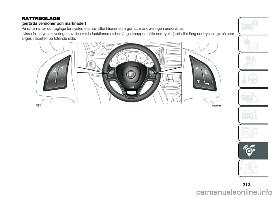 FIAT DOBLO COMBI 2021  Drift- och underhållshandbok (in Swedish) ���
��
�������
��
�1��
� � � �
� ��
� ����	�
� ��� ��� � �	��
�
� �2
�6� ���	�	�� ���	�	�� ���	 ������� ��� �� ��	����	� ��
��
���
���	�