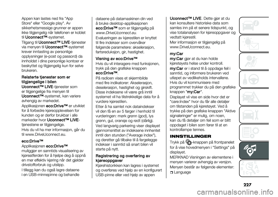 FIAT DOBLO COMBI 2021  Drift- og vedlikeholdshåndbok (in Norwegian) ���
�4���� ��� ������ ���
 ��� �2�4��
�"��	���2 ����� �2��	�	�
�� ���� �2� �4�
����������������
� �
������ �� �����
���� ����
