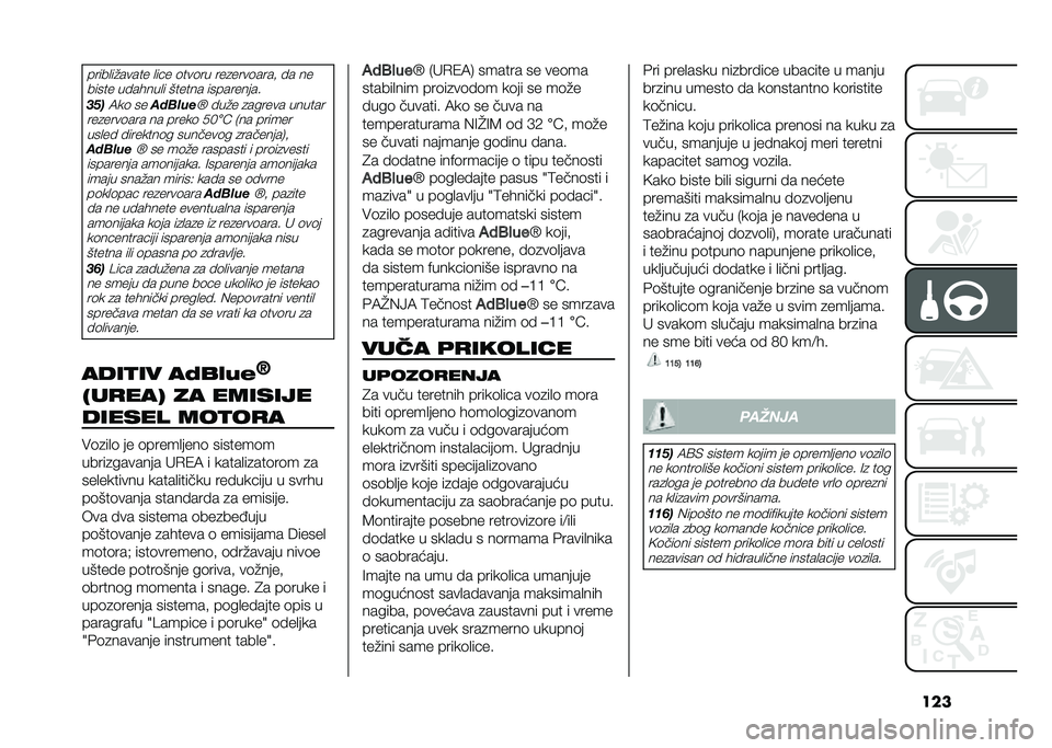 FIAT DOBLO COMBI 2020  Knjižica za upotrebu i održavanje (in Serbian) ��������
��#����� �
��� �	���	�� ���
����	����! �� ��
����� �������
� ������ ����������
�
���:��	 ����!�(�)�"� �\ ���#� �
�����